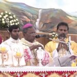 പുതിയ സ്കൂൾ കെട്ടിട നിർമ്മാണ ഉദ്ഘാടനം രൂപതാധ്യക്ഷൻ ഡി.സെൽവരാജൻ നിർവഹിച്ചു.